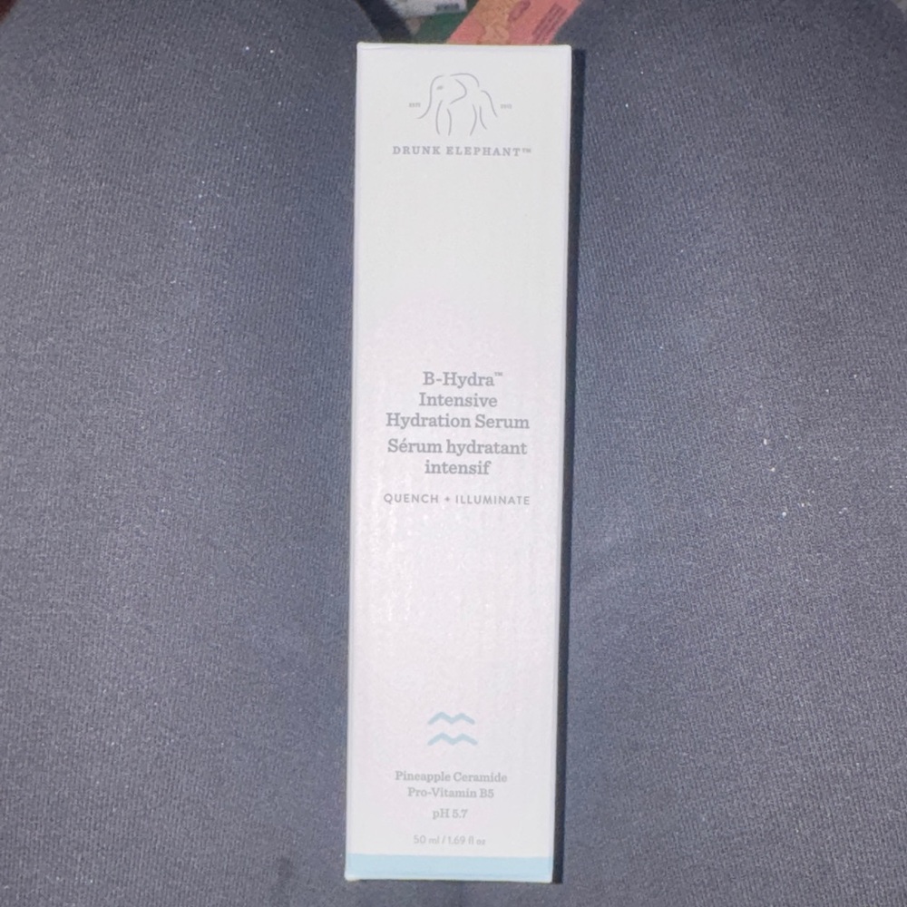 Drunk Elephant B-Hydra™ Intensive Hydration Serum - White and Blue